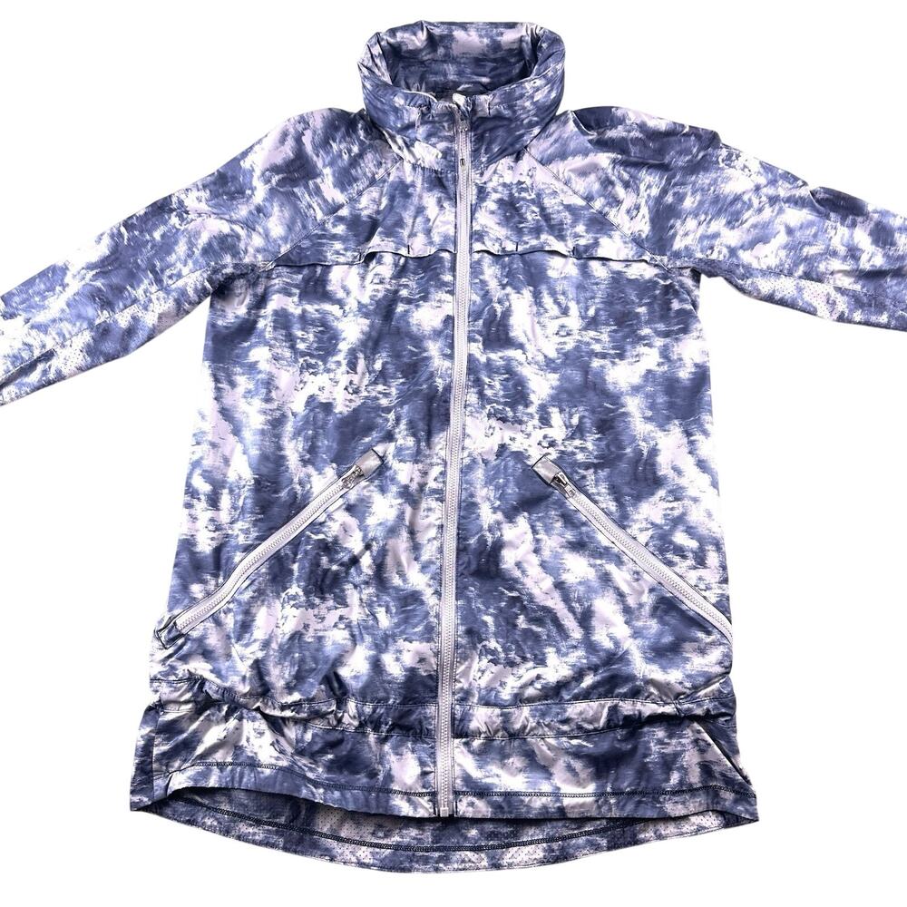 LULULEMON Miss Misty Packable Rain Jacket Sea Side Silver Fox Size 6 Pack it up